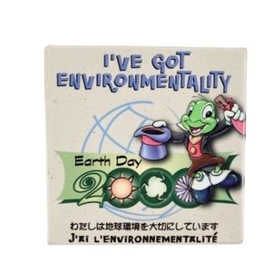 Disney Jiminy Cricket Japanese Earth Day Pin